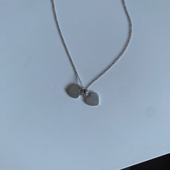 Tiffany & Co blue mini double heart tag pendant - Picture 4 of 4